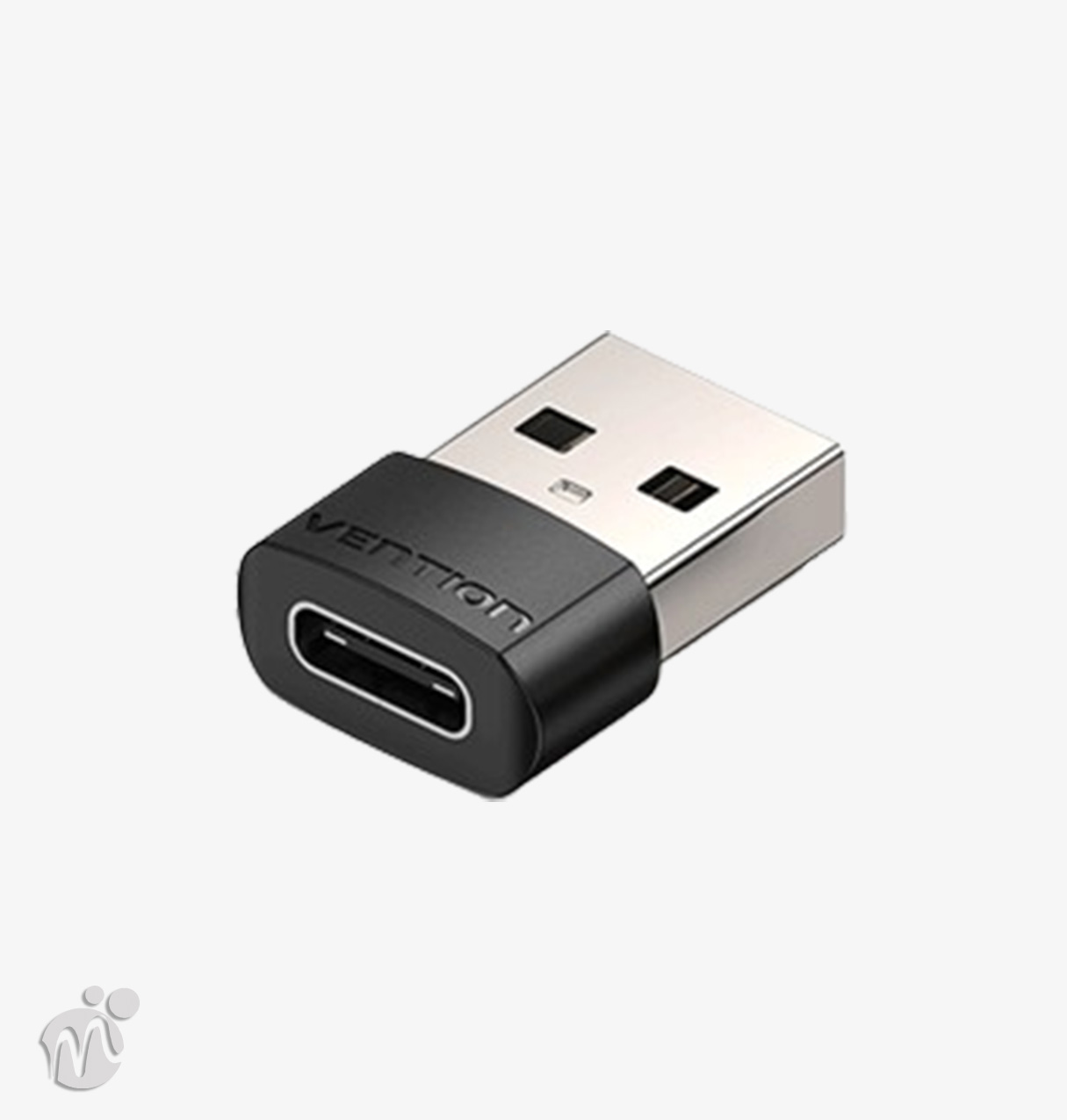 VENTION CDWB0 USB 2.0 Male to USB-C Female Adapter Black PVC Type