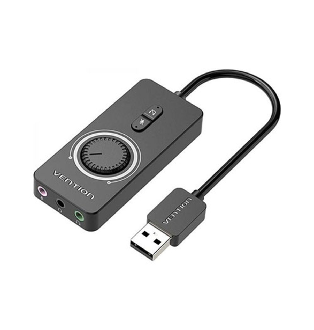 VENTION CDRBD USB 2.0 External Stereo Sound Adapter with Volume Control 0.5M