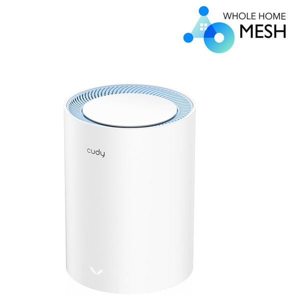 CUDY M1300 1-Pack AC1200 Dual Band Whole Home Wi-Fi Mesh Gigabit Router