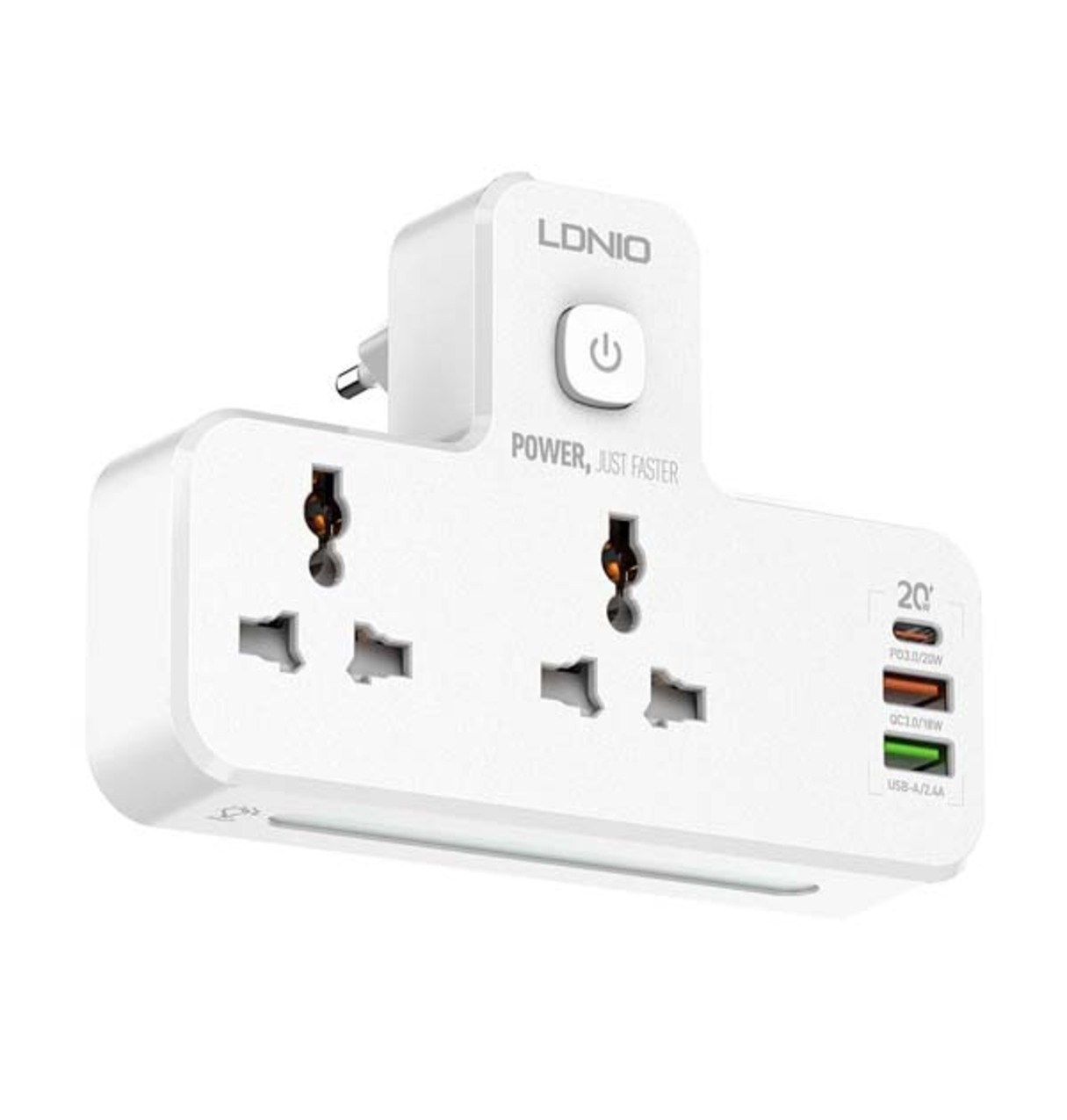 LDNIO Universal 2 port + 1PD + 1 QC 3.0 + 1 USB POWER SOCKET (SC2311)