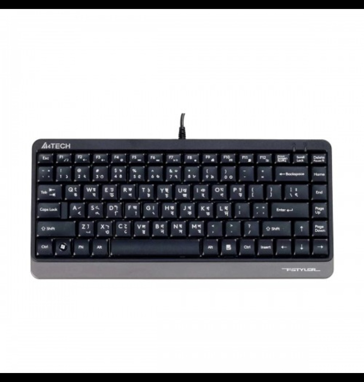 A4TECH FK11 USB Mini Keyboard With Bangla Black
