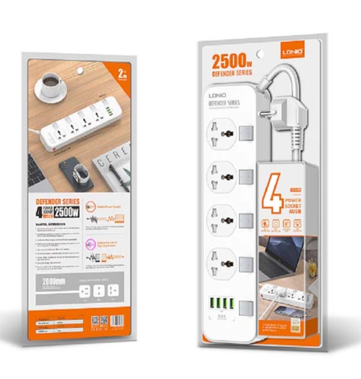 LDNIO SC4408 2500W New 5 Outlet 4 USB port Surge Protector Power Strip LDNIO SC4408 2500W New 5 Outlet 4 USB port Surge Protector Power Strip