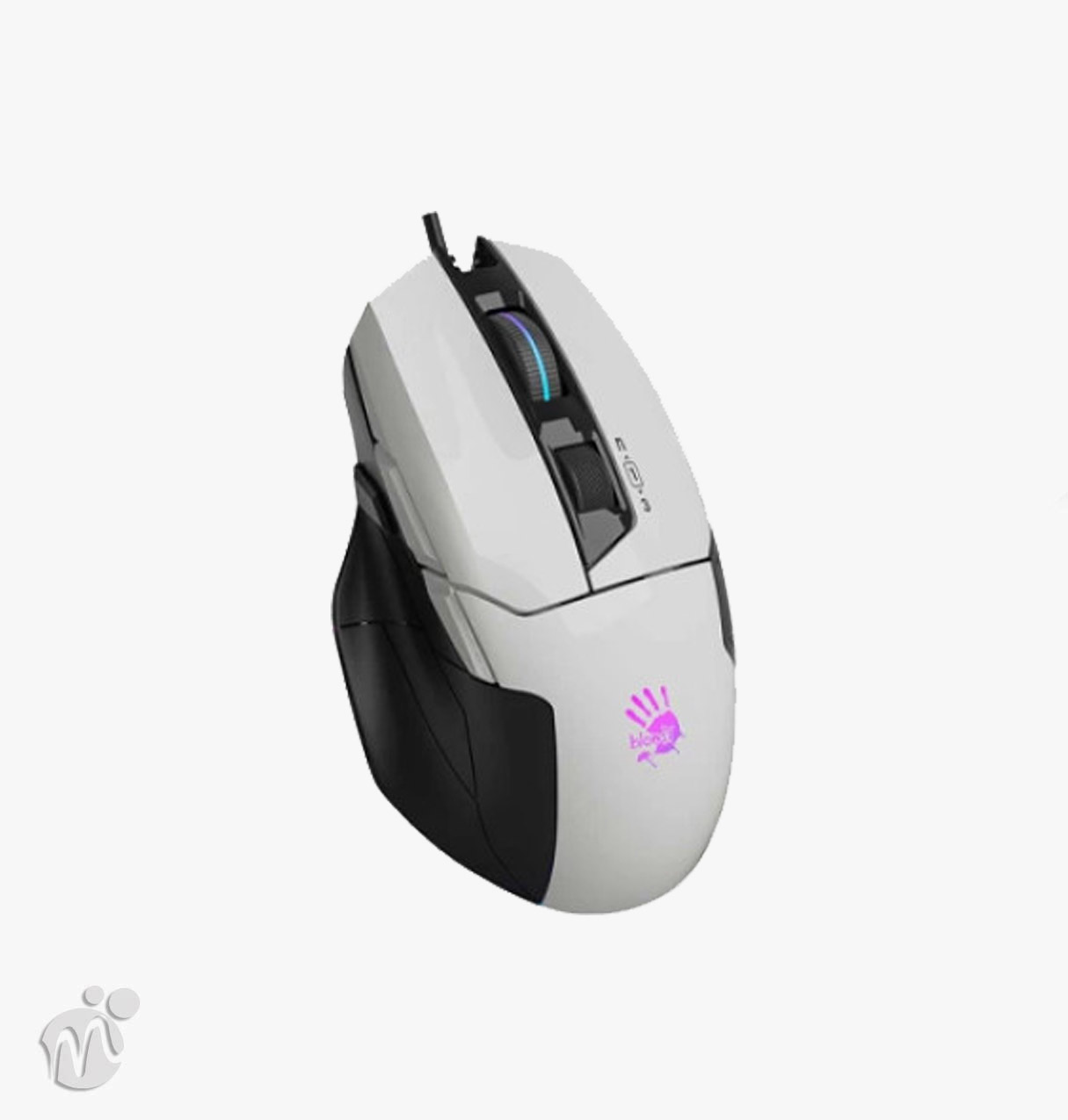 W70 MAX RGB USB Gaming Mouse White